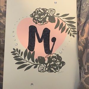 16X20 crafted monogram canvas “M”